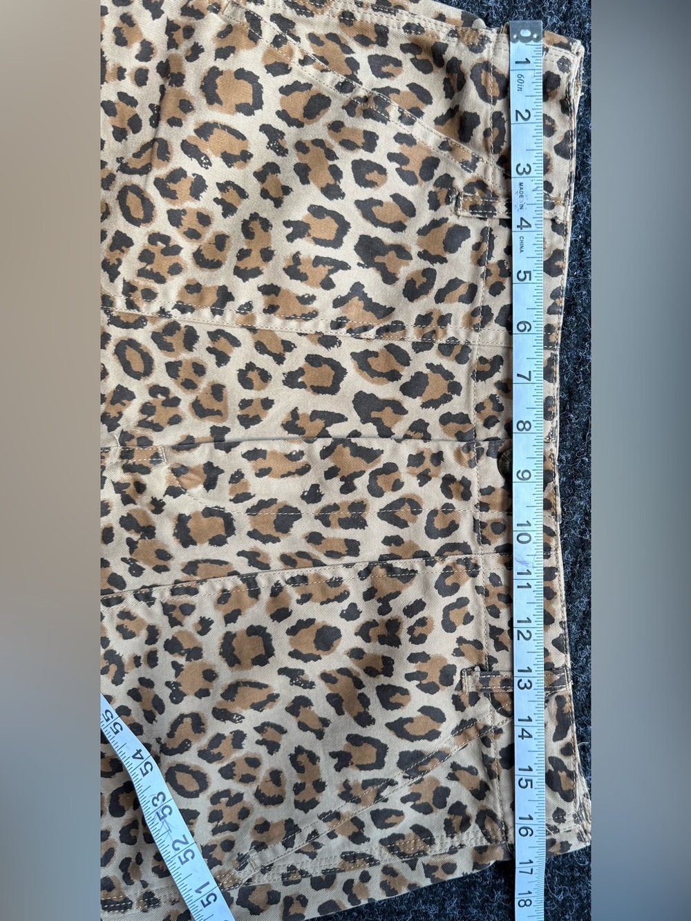 pistola Leopard-Print Pants in Tan & Black TORI UTILITY PANT - FELINE - Picture 6 of 14
